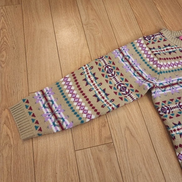 Woman Within Fair Isle Knit Sweater - Picture 6 of 12